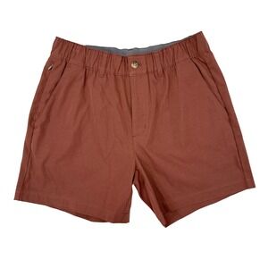 Wowie Shorts Mens Size Medium Orange 5" Inseam Stretch Casual Hybrid Preppy